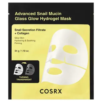 Advanced Snail Mucin Glass Glow Hydrogel Mask