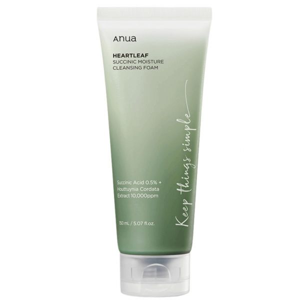 Heartleaf Succinic Moisture Cleansing Foam