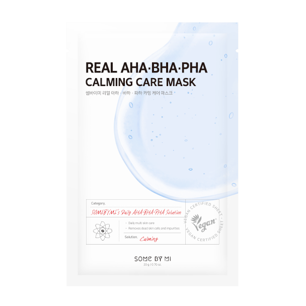 Real AHA-BHA-PHA Calming Care Mask