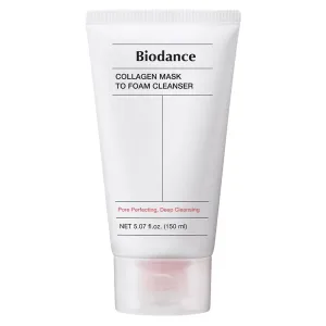 Collagen Mask to Foam Cleanser