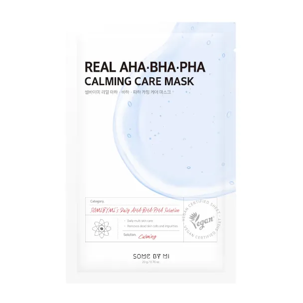 Real AHA-BHA-PHA Calming Care Mask