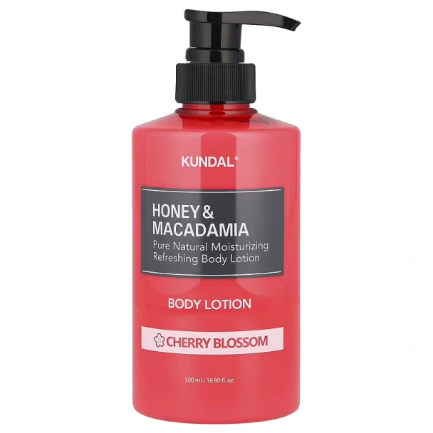 Honey & Macadamia Pure Body Lotion [Cherry Blossom]